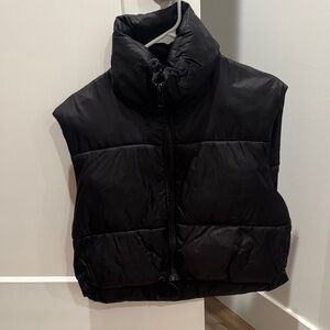 Black Puffer Vest